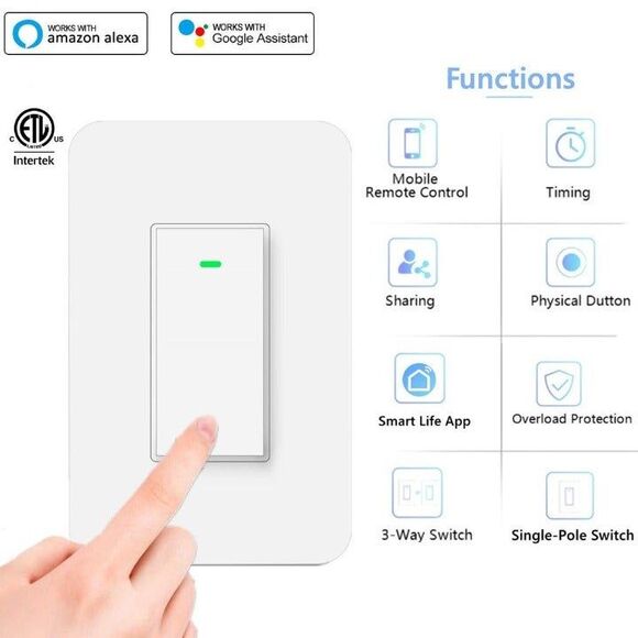 3 pole switch nextexe Smart Switch 3 way - Picture 1 of 1
